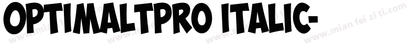 0ptimaLTPro Italic字体转换